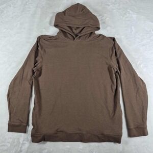 Free Fly Hoodie Men's XL Brown Sweatshirt Bamboo Blend Casual Stretch Comfort